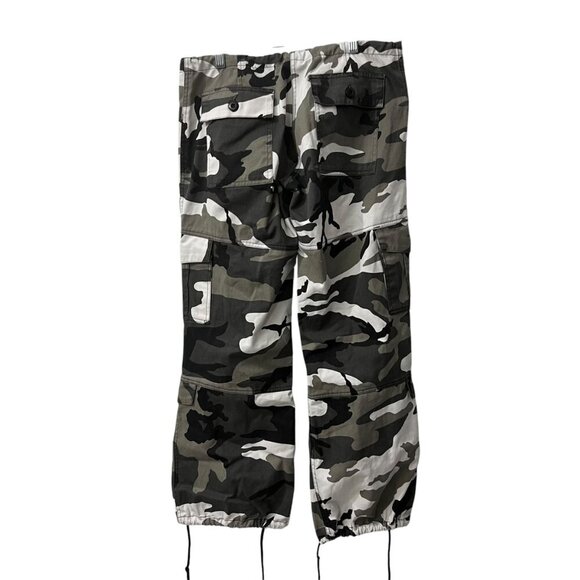 Rothco Camo Tactical Wide Leg Cargo Pants With Adjustable Drawstrings XS - Picture 6 of 10